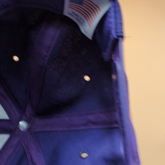 Vtg Purple Teal " Make It‎ A Bud Light" Hat One Size Fits All USA Snapback NWOT - Picture 9 of 13